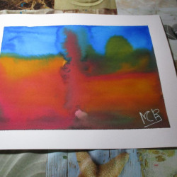 Abstracto de acuarela 6
