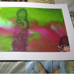 Abstracto de acuarela 7