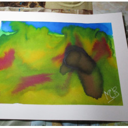 Abstracto de acuarela 8