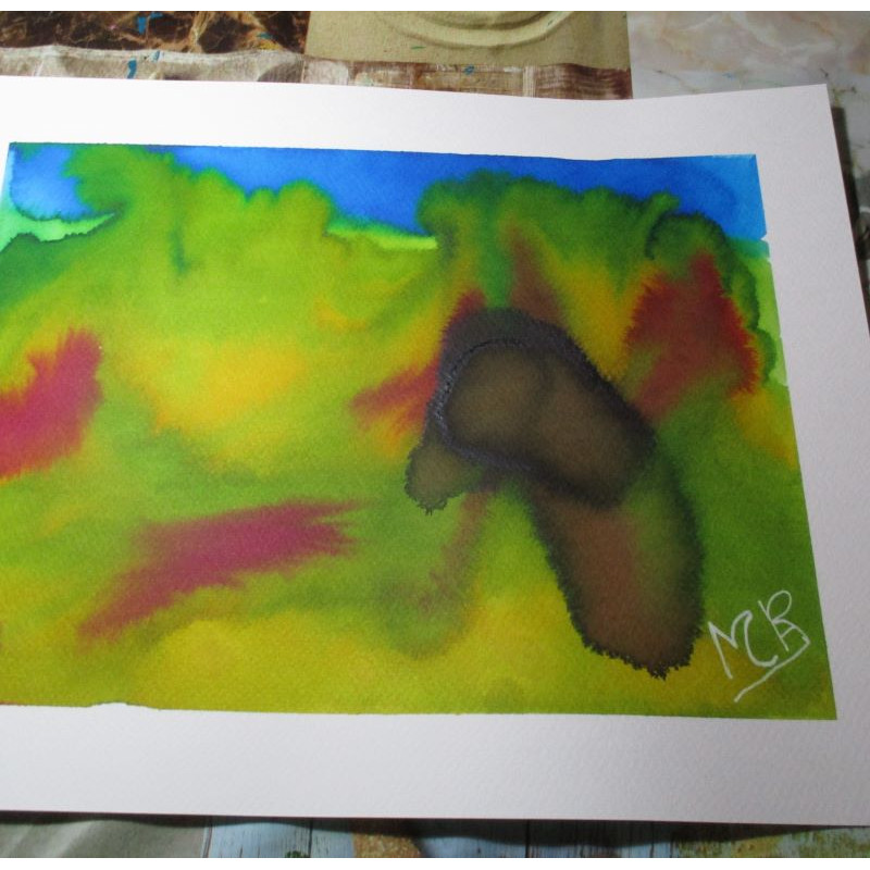 Abstracto de acuarela 8
