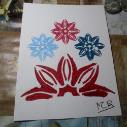 Postal de flores 2